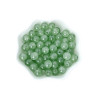 Imitation jade glass beads loose beads beading material DIY bracelet accessories beads chalcedony bracelet straight hole round beads glass beads