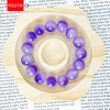 12mm14mm crystal beaded bracelet DIY jewelry rose quartz chalcedony pearl agate natural stone crystal loose beads