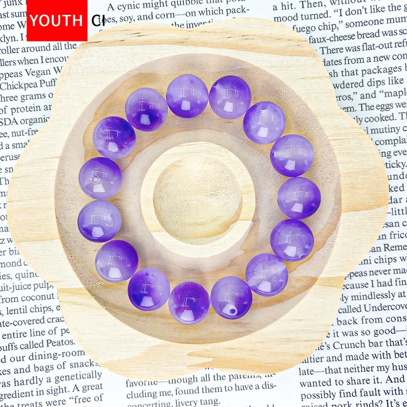 12mm14mm crystal beaded bracelet DIY jewelry rose quartz chalcedony pearl agate natural stone crystal loose beads