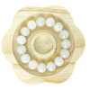 12mm14mm crystal beaded bracelet DIY jewelry rose quartz chalcedony pearl agate natural stone crystal loose beads