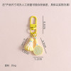 Exquisite and cute badminton goal buckle, novel key chain pendant, diy handmade men's and women's bag pendant jewelry wholesale