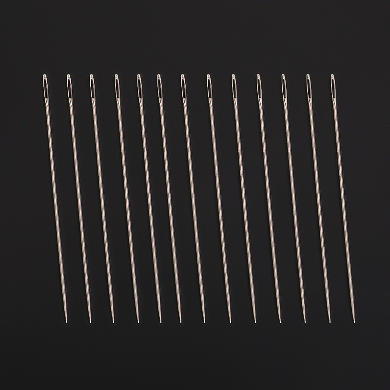 Beaded steel needle beading needle diy jewelry tools sewing embroidery needle needle thread handmade long needle sewing needle hand sewing needle