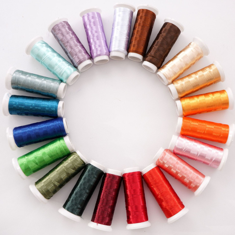High-gloss, no-split polyester, knotless velvet, nylon thread, handmade diy hairpins, ancient style hairpins, material accessories