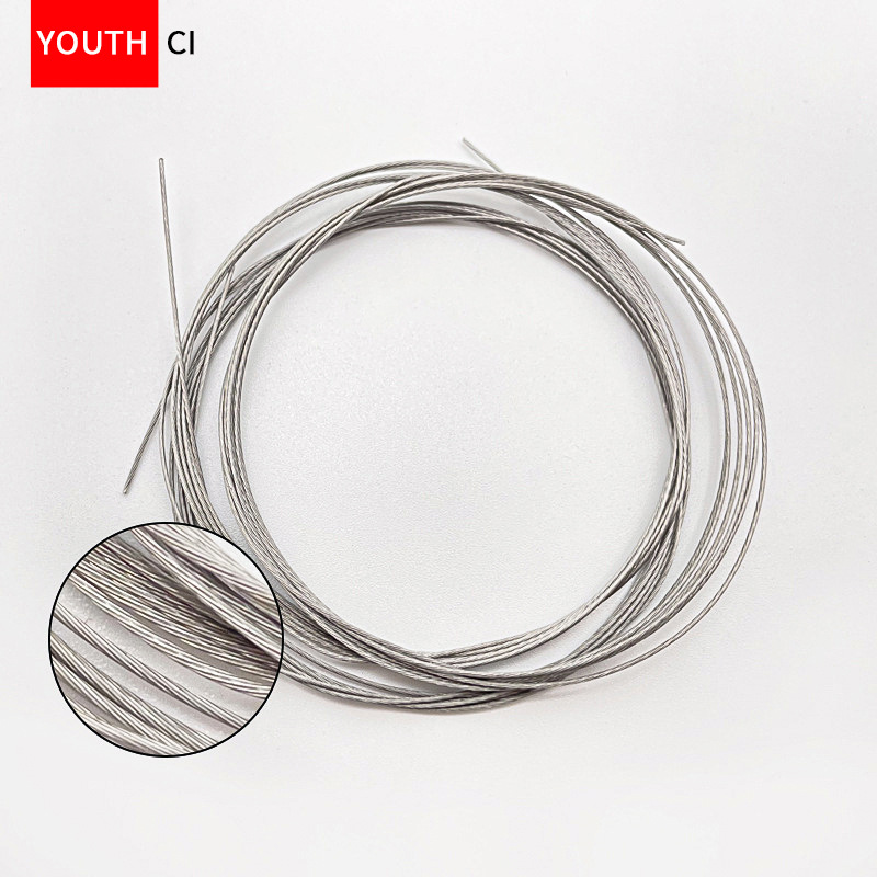 0.6mm steel wire ultra-fine plastic-coated soft steel wire bracelet necklace beaded crystal wire jewelry jewelry wire rope