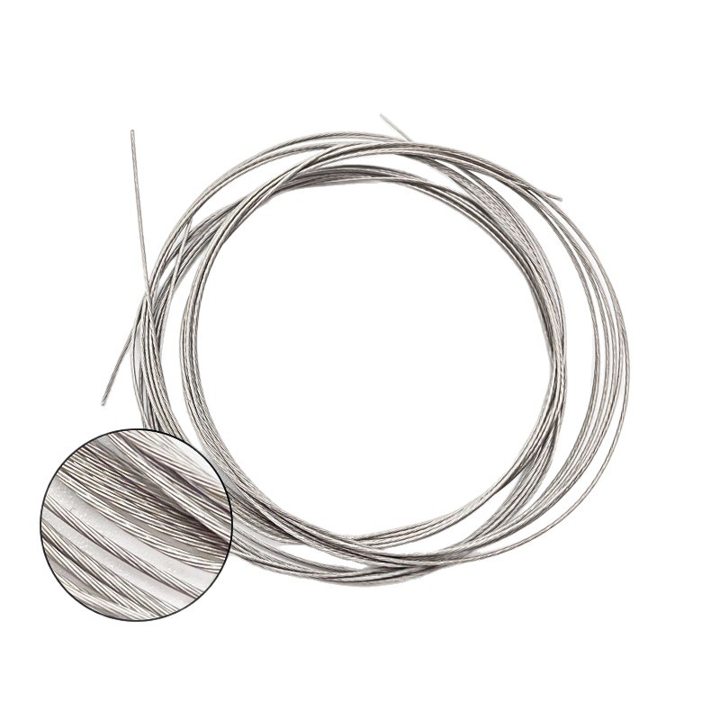 0.6mm steel wire ultra-fine plastic-coated soft steel wire bracelet necklace beaded crystal wire jewelry jewelry wire rope