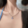 Simple personalized firefly necklace for women summer 2025 new light luxury niche design versatile and cute clavicle chain