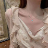 Simple personalized firefly necklace for women summer 2025 new light luxury niche design versatile and cute clavicle chain