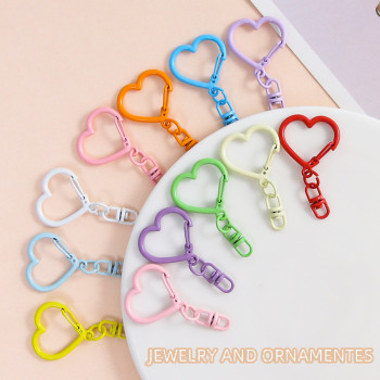 Versatile zinc alloy love buckle with 8-character buckle diy handmade pendant jewelry wholesale toy metal pendant