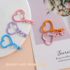Versatile zinc alloy love buckle with 8-character buckle diy handmade pendant jewelry wholesale toy metal pendant