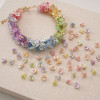 5-7mm resin imitation pearl mini lily of the valley flower pendant handmade DIY bracelet pendant jewelry string beads accessories