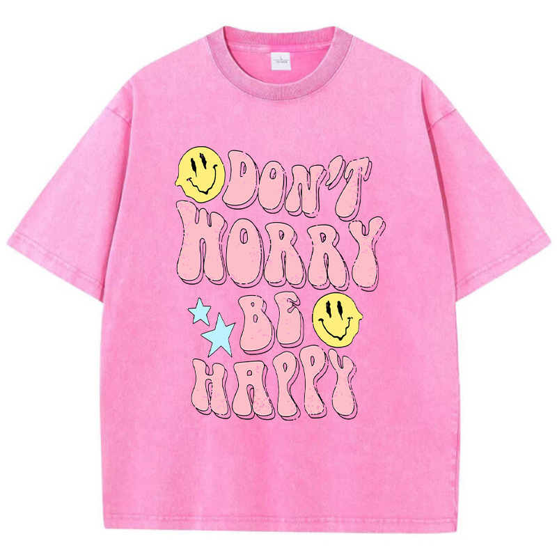 Cotton T-European Size BeDonTStreetTshirtBreathable-Happy'TShirtFemaleWorry
