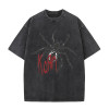 Ouma Cross-border Cool Washed T-Shirt, Old Rock and Roll Korn Metal Mu