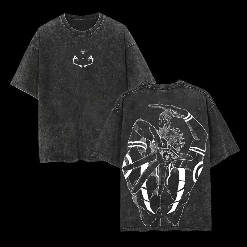 Gojo Satoru Jujutsu Kaisen T Shirt Men Women Tshirt Washed C