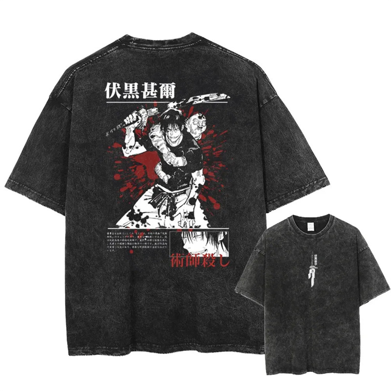Gojo Satoru Jujutsu Kaisen T Shirt Men Women Tshirt Washed C