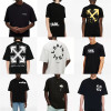 European Size Cotton T25 Trendy Brand Printed Spring and Summer Short-Sleeved Loose Pullover T-Shirt Short-Sleeved Tops High-Quality Collection of Men's Clothing