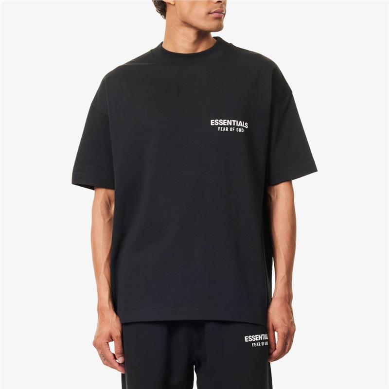 Specially Designed for Cross-Border Fashion Men's Short-Sleeved Round Neck Daily Cross-Border Summer Style 25 Loose T-Shirts Casual Printed Letters Street