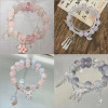 New Chinese style butterfly bracelet female niche high-end national style beaded bracelet student bestie bracelet