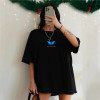 Specially Designed for Cross-Border 2025 New Casual Printed Short-Sleeved Cross-Border Women's Spring Women's Clothing Trendy Foreign Trade Garden Collar 3D Fashion