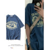 European Size Cotton t Short-Sleeved Shirt Summer Trendy Oversize Top Korean Style Loose Ins Women's t Large Size Design Niche