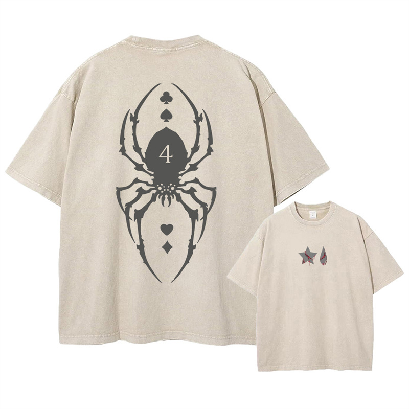 European Size Cross-Border Japanese Anime Hunter X Hunter Print T-Shirt Men Was