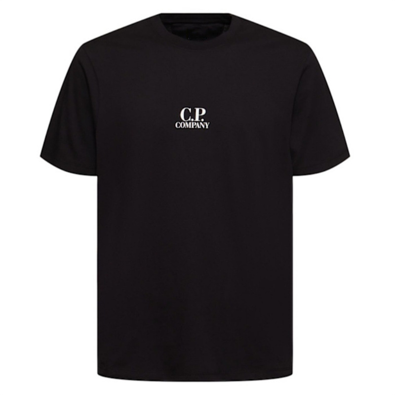European Size Cotton T-Shirt Spring and Summer Pullover High-Quality Letter Print Men's Loose Versatile American Style Character T-Shirt 25