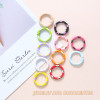 Colorful sweet hand-painted love donut spring buckle keychain pendant diy bag pendant jewelry wholesale