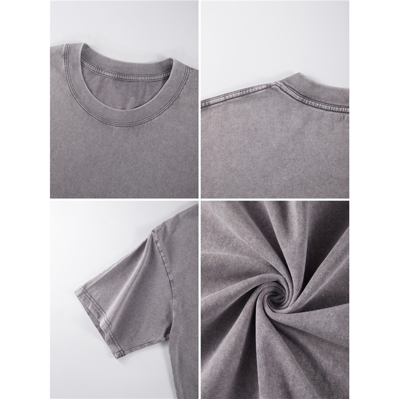 Ouma Cross-border New York Brooklyn Letter Printed Washed T-Shirts Wom