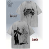 Ouma Cross-border-,PrintSidedDualCottonTeeClownSoftGhostmaneHalloween