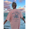 European size cotton TSpring】Pr'Ladies【SummerTTree European size NewSloganAndPalm cotton