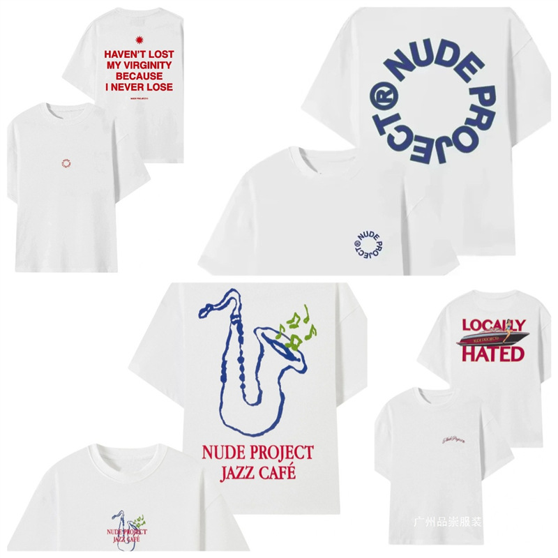 European Size Cotton T2025 Leisure Cotton Printed T-Shirt Womens Fashion Nu