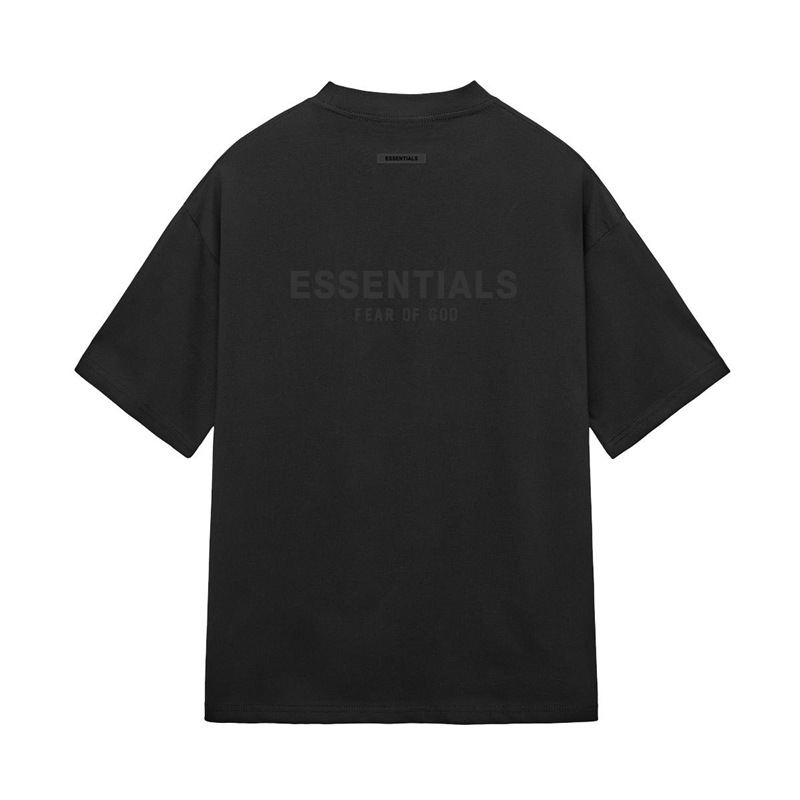 Specially Designed for Cross-Border Laminated T-Dual-Line Couples Trendy Brand Fog Letter Essentialszone Short-Sleeved High Street Men's and Women's Shirts