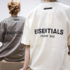 Specially Designed for Cross-Border Laminated T-Dual-Line Couples Trendy Brand Fog Letter Essentialszone Short-Sleeved High Street Men's and Women's Shirts