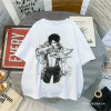 European Size Cotton Tjapanese Anime T-Shirt Summer Harajuku Ladies Attack
