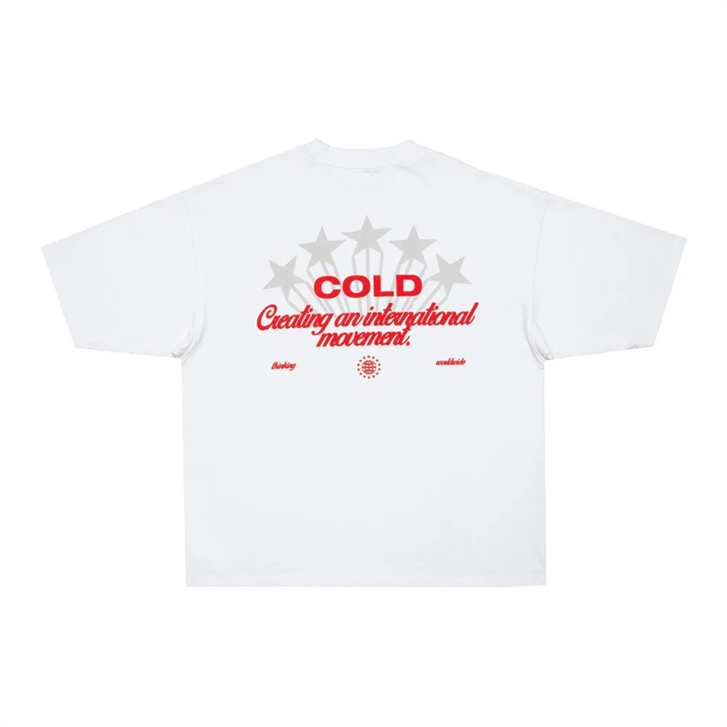 European Size Cross-Border Men Women Tee Cold Culture Ford Stars Tee Dogs t Cot