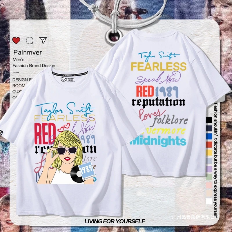 European Size Cotton Tsleeved-Cottontshort100%-Summershirtconcerttheerastou