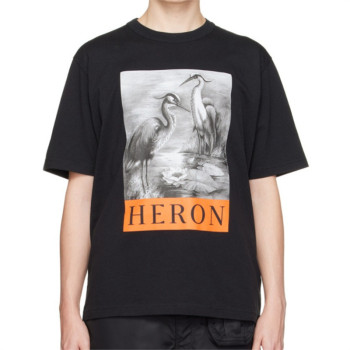 European Size Cotton T-Shirt Short-Sleeve Pullover Top with Print, Trendy Brand New Style, Versatile for Spring and Summer, High-Quality Men's T-Shirt, Loose Fit