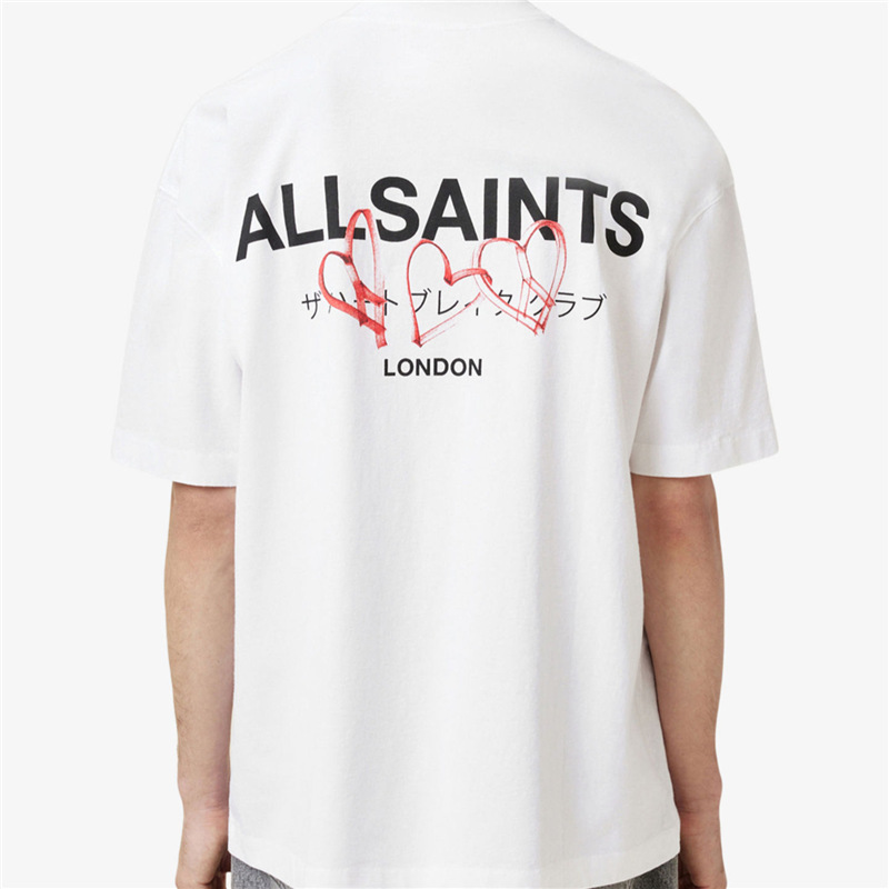 Cross-Border European Size Printed Short-Sleeved Men's Trendyy Letter T-Shirt Breathable Round Neck Cotton Loose Bottoming Top Pullover 2