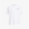 Cross-Border European Size Printed Short-Sleeved Men's Trendyy Letter T-Shirt Breathable Round Neck Cotton Loose Bottoming Top Pullover 2