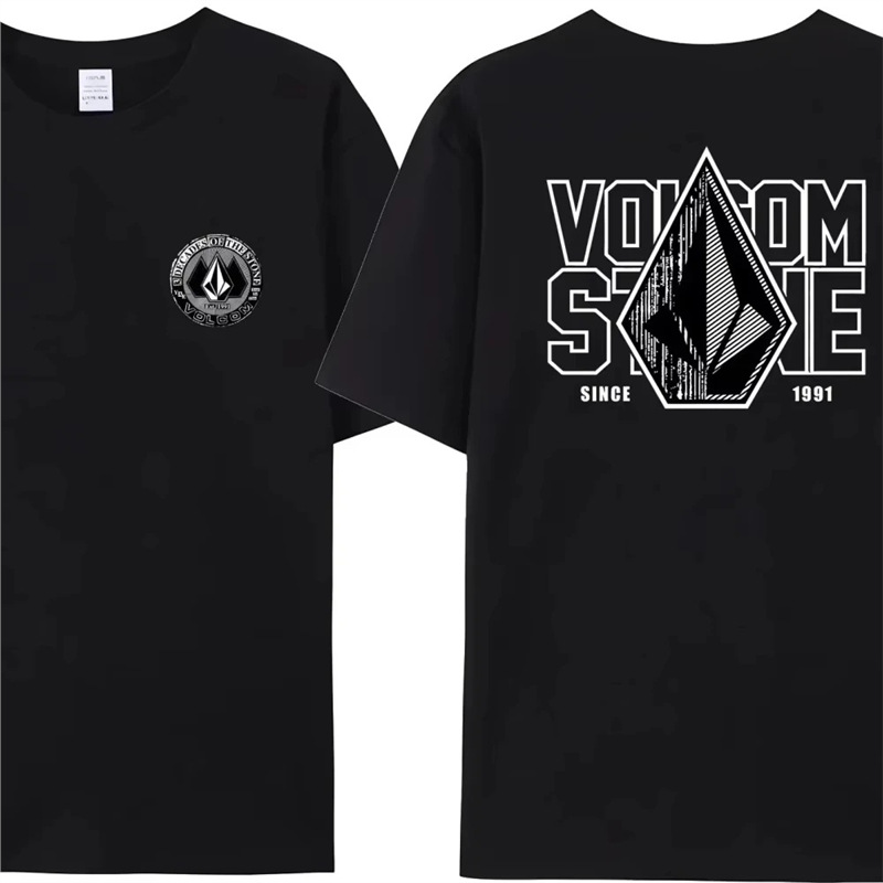 European Size Cotton Thot Selling Obsidian Summer T-Shirt for Men in 2025