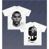 European Size Cotton Cristiano Ronaldo Portrait Print Pattern Short Sleeve