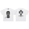 European Size Cotton Cristiano Ronaldo Portrait Print Pattern Short Sleeve
