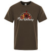 European Size Cotton Tmalt Whiskey Printed T-Shirt Funny Alcohol Drunk Mens
