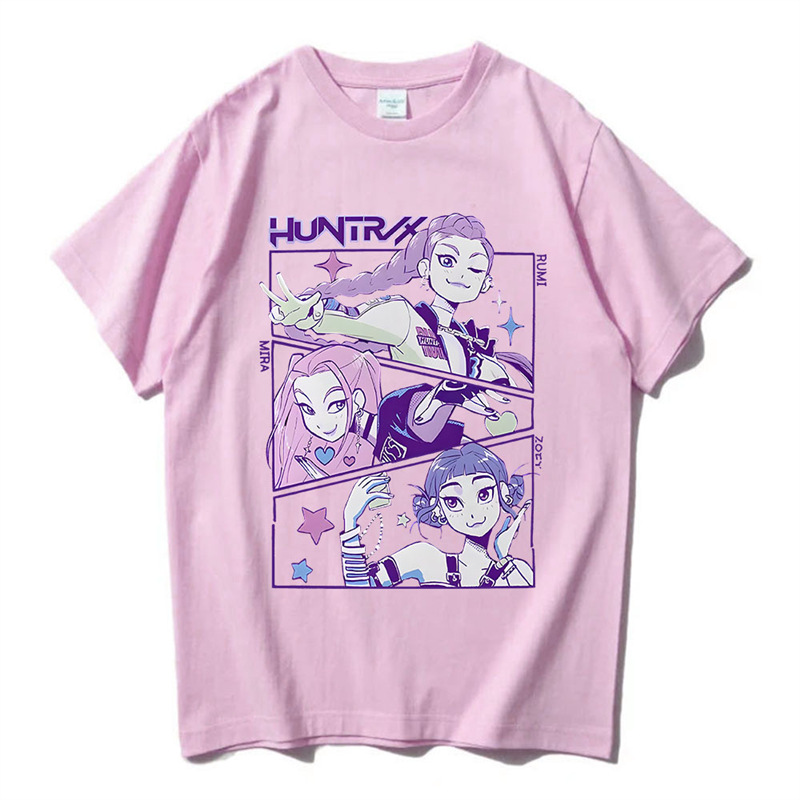 Specially Designed for Cross-Border Kpop Demon Hunters T-Shirt Summer Short Sleeve Male