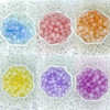 Photosensitive color-changing round beads UV light-changing glass beads DIY jewelry beaded bracelet bracelet glass beads loose beads