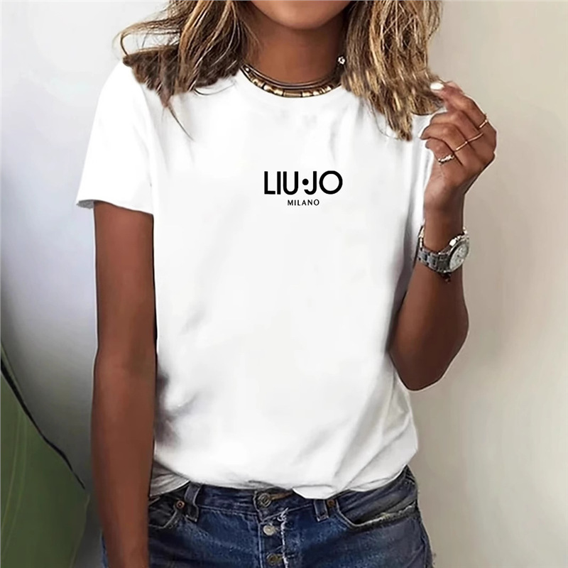 Specially Designed for Cross-Border Liu-Jo Women's T-Shirt Short Sleeve High Quality Sum
