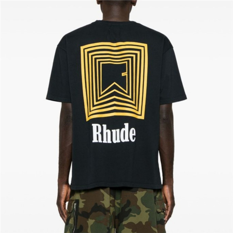 Specially Designed for Cross-Border Style Casual Men's Printed 25 Short-Sleeved Pullover T-Shirts for Men with t Letters New High-Quality Spring and Summer Tops