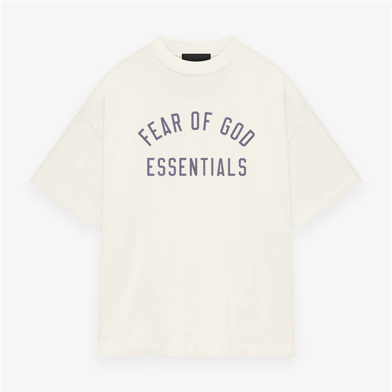European Size Cross-Border Essentials Straight T-Shirt Round Neck Te New Campus Short-Sleeved Return Men's and Women's Zone Trendy Brand 2