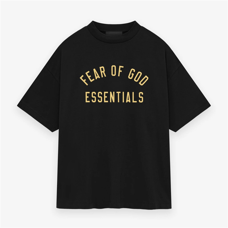 European Size Cross-Border Essentials Straight T-Shirt Round Neck Te New Campus Short-Sleeved Return Men's and Women's Zone Trendy Brand 2