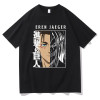 European Size Cotton Tjapanese Anime Attack on Titan Graphic Print t Shirt