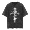 European Size Cotton Thunter×Hunter Hisoka Street Washed t Shirt Clothing